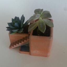 Aztec Villa Succulent Planters 3 Mediterranean Styles - thumbnail 3