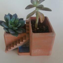 Aztec Villa Succulent Planters 3 Mediterranean Styles - thumbnail 2
