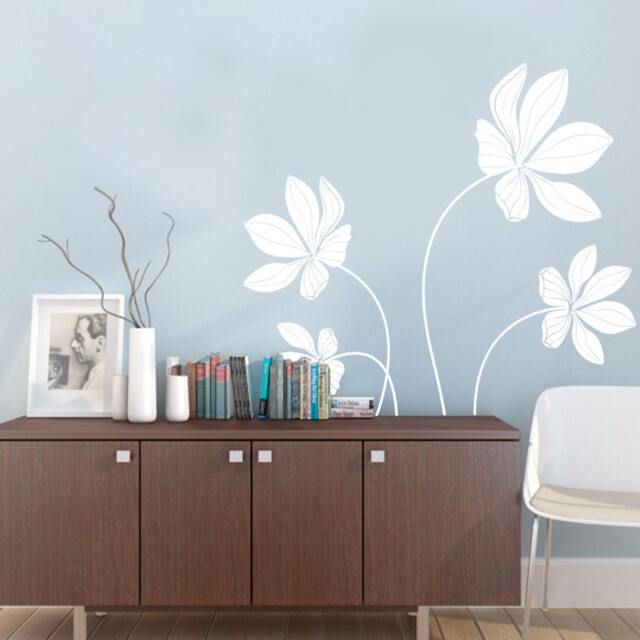 Cyclamen Flower Set Decal - Vinyl Wall Decals - image 1
