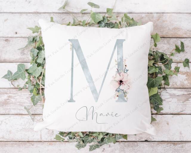 Birthday Gift, Female Birthday, Gift For Her, Floral Cushion, Milestone 21st, 30Th, 18Th - image 1