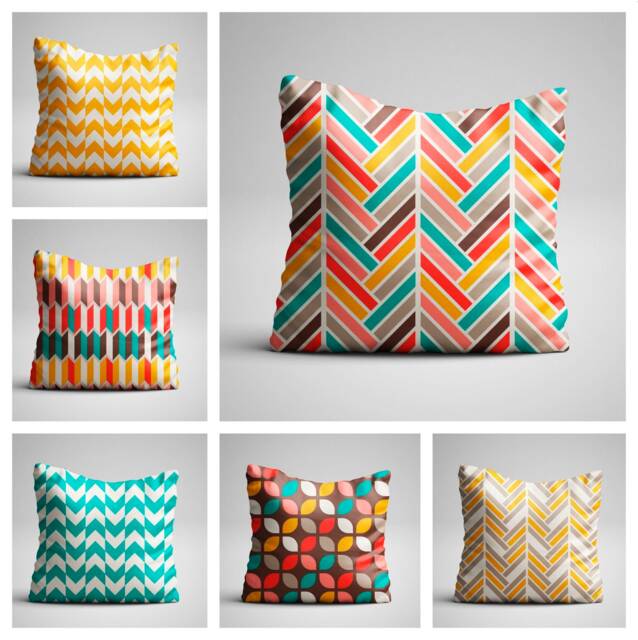 Decorative Pillow, Pillow , Cushion, Handmade, Design Fabric, Unique Design, 16x16 Inch - image 1