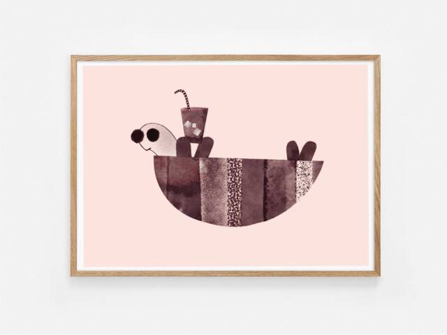 C H I L Toad/Turtle Poster Art Print Wall Decoration Illustration Graphics Living Room Interior Boho Hygge - image 1