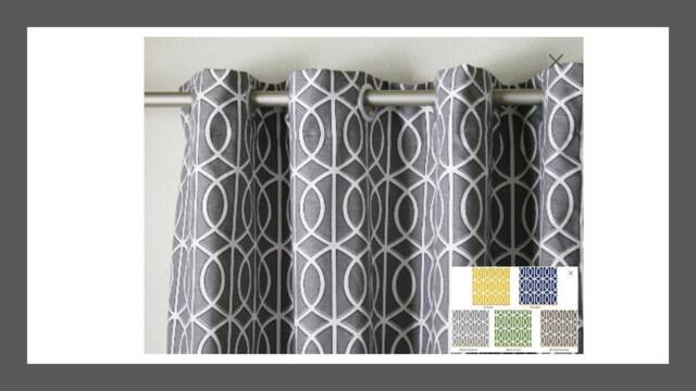 "Pair 25 Or 50"" Wide Dwell Studio Bella Porte Rod Panels Drapes Custom Cafe Curtains 24 36 48 63 72 84 96 108 132" - image 1