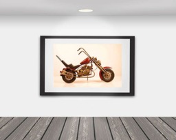 Prints/ Digital Motorcycle Print/ Wall Art/ Home Decor/ Man Cave Nursery Room/ Living Room Children's Photography - thumbnail 1