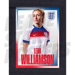 Lionesses Williamson 25/26 Home Headshot Poster - Officially Licensed Product A4/A3 Framed Options - thumbnail 1