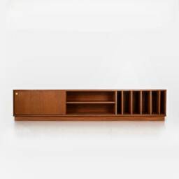 Mid-Century Sideboard, Dresser, Commode, Credenza Made Of Oak Vaneer - Livlo T-S18