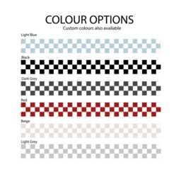 Racing Car Border Wall Sticker Decals - Chequer Board Children's Nursery Art Playroom Decor - thumbnail 3