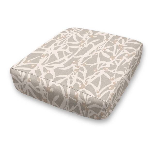 Origami Branches Fitted Cushion Cover Elastic - Cotton, Custom Made Usa - image 1