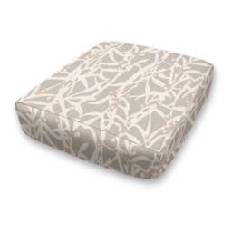 Origami Branches Fitted Cushion Cover Elastic - Cotton, Custom Made Usa - thumbnail 1
