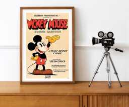 Reprint Of The Vintage 1930S Movie Poster - Mickey Mouse Cartoon - thumbnail 1