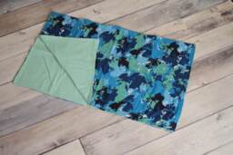 Swaddle Blanket Blue Teal Frogs Kids Baby Stroller Frog Camouflage