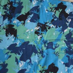 Swaddle Blanket Blue Teal Frogs Kids Baby Stroller Frog Camouflage - thumbnail 2