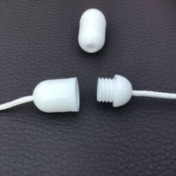 Light Pull Pink/White Pearl Bead Handle - thumbnail 2