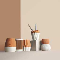 Pencil Pots, Desk Organizer Made With Recycled Wood, Idea For Office Accessories, Storage & Decoration, Scandinavian Design, Gift Home - thumbnail 2