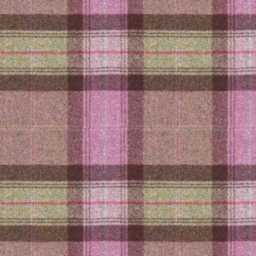Abraham Moon Skye, Amythyst, 100% Wool Plaid, Checked Tartan Cushion Cover - thumbnail 3