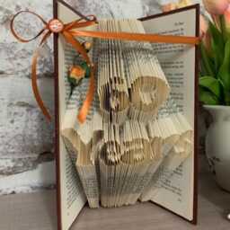 Wedding Celebration, Special Years, Anniversary Card, Folded Book Art - thumbnail 2