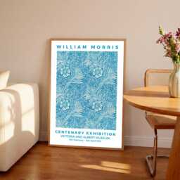 William Morris Marigold Print Art Nouveau Floral Wall - thumbnail 1