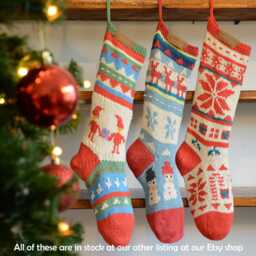 Christmas Stockings - Hand Knit & Personalized