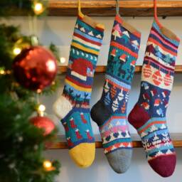 Christmas Stockings - Hand Knit & Personalized - thumbnail 2