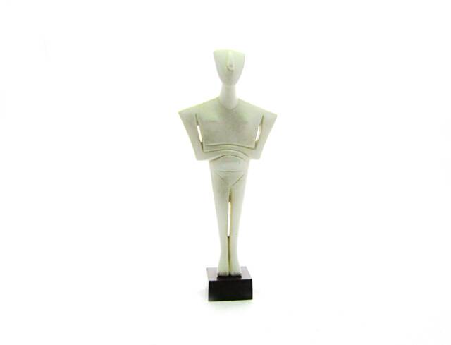 Cycladic Idol , Woman Statuette , Museum Reproduction Primitive Civilisation - image 1