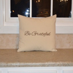 "Script Pillow Cover 18"" X 18" - thumbnail 3