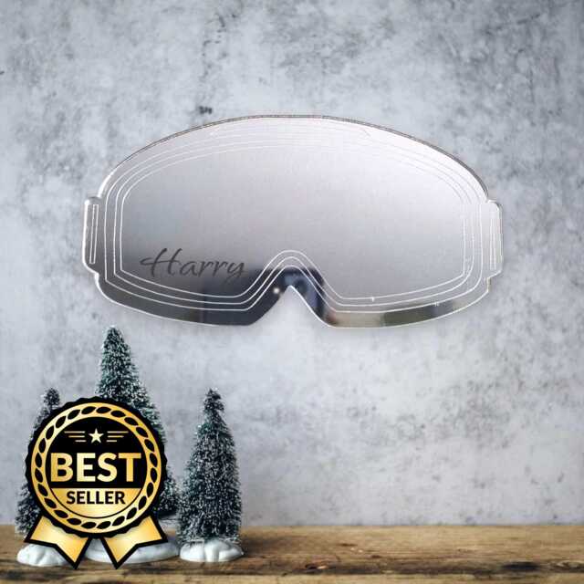 Custom Ski Goggles Mirror Shatterproof Acrylic, Personalized Colors & Sizes - image 1