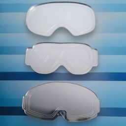 Custom Ski Goggles Mirror Shatterproof Acrylic, Personalized Colors & Sizes - thumbnail 2