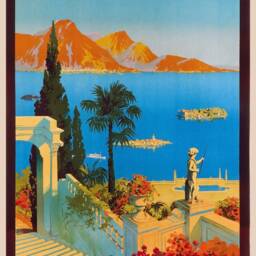 Le Lac Majeur Poster Vintage European Travel Print - thumbnail 2