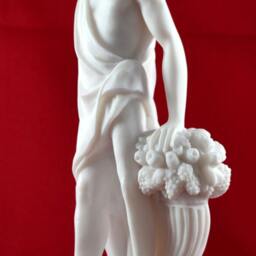 Marble Cast Dionysus Statue - Greek God Of Wine - 10 Inch - thumbnail 3