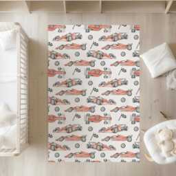 Race Car Red - Rug, Carpet, Kids Decor, Children's Room Decor, Kids Carpet - thumbnail 2
