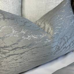 Hamlet Luxury Rectangle Cushion Cover, Dove - Grey Pillow Cover - thumbnail 2