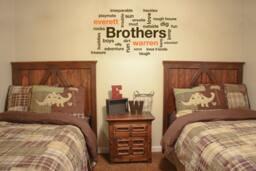 Personalized Wall Decals, Wall Stickers For Bedroom, Name Decal Stickers, Kids Vinyl Decal, Brothers 171 - thumbnail 3