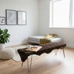 Genuine Single Or Double Sheepskin Rugs/Throws - Eco-Friendly- Sustainable Room Decor Interior Gift Idea Handcrafted in UK - thumbnail 3