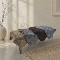 Genuine Single Or Double Sheepskin Rugs/Throws - Eco-Friendly- Sustainable Room Decor Interior Gift Idea Handcrafted in UK - thumbnail 1