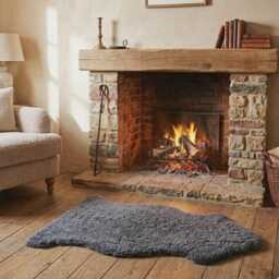 Genuine Single Or Double Sheepskin Rugs/Throws - Eco-Friendly- Sustainable Room Decor Interior Gift Idea Handcrafted in UK - thumbnail 2