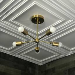 Ikigai Modern 5 Light Sputnik Mid Century Industrial Chandelier - thumbnail 3