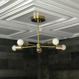 Ikigai Modern 5 Light Sputnik Mid Century Industrial Chandelier - thumbnail 2