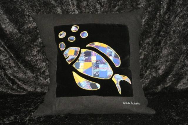 Decorative Pillowcase in Patchwork Style - image 1
