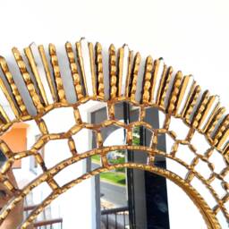 "Peruvian Mirrors ""Fine Lime 78 cm Gold" - thumbnail 2