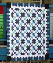 Buttercup Starburst Quilt Pattern - Modern Geometric Throw - PDF Pattern - thumbnail 1