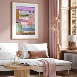 Landscape With Poplars Abstract Fine Art Print, Paul Klee Painting, Geometric Poster, Bauhaus Style Wall Art, Urban Contemporary Home Decor - thumbnail 3