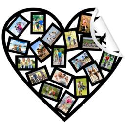 Picture Frame Wall Sticker - Photo Frames Vinyl Decal Polaroid Family Planner Custom Heart Decals Interior Room Decor Stickers Photos - thumbnail 2