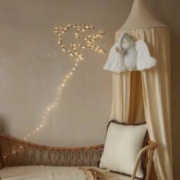Cream Linen Fitted Sheet - thumbnail 3