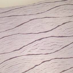 Hand-Dyed Shibori Silk Pillow Cover Mauve Plum Accent - thumbnail 3