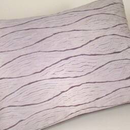 Hand-Dyed Shibori Silk Pillow Cover Mauve Plum Accent - thumbnail 2