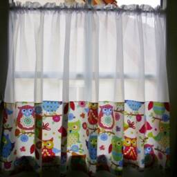 "Curtain ""Owl" - thumbnail 2