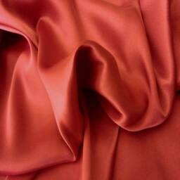 Rust Charmeuse Satin Pillowcase, Standard, Queen, King