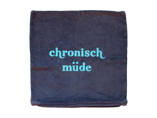 Decorative Cushion Pillow Chronisch M??de Pillowcase 40x40cm Miniblings - image 1
