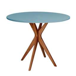 Round Small Dining Table Jubi, Various Diameters -60cm 70cm 80cm, in Colours - thumbnail 4