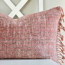 Brown Tribal Hemp Hand Woven Natural Dye Color Pillow Cover - thumbnail 2